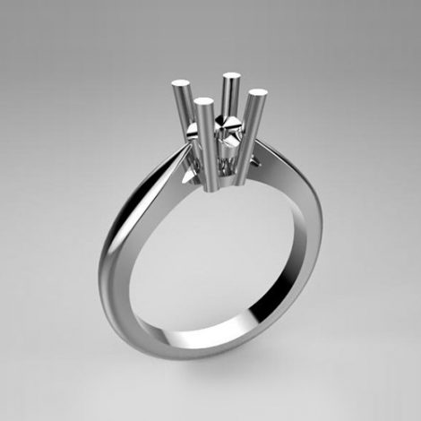 Mounting solitaire ring 7469-SMALL