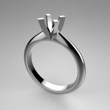 Mounting solitaire ring 7872-UNI