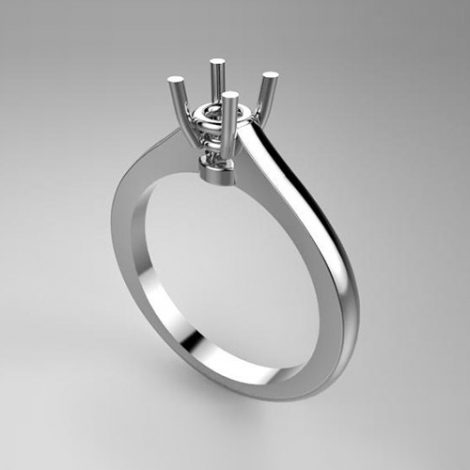 Mounting solitaire ring 7913-7532