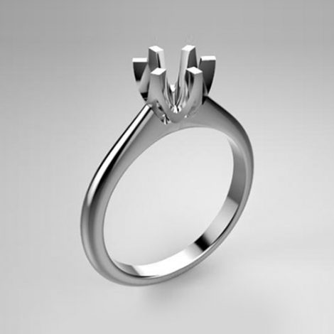 Mounting solitaire ring 8057-SMALL