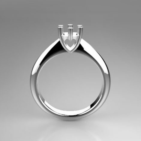 Mounting solitaire ring 8184-SMALL
