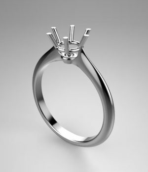 Mounting solitaire ring 8186-SMALL