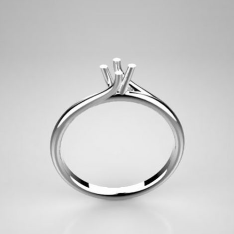 Mounting solitaire ring 8195-LG