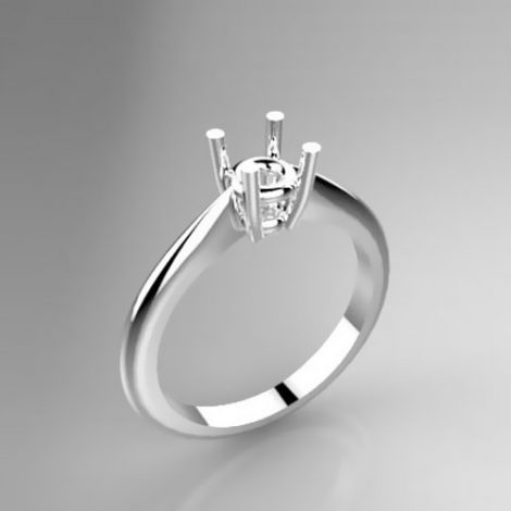 Mounting solitaire ring 8203-SMALL