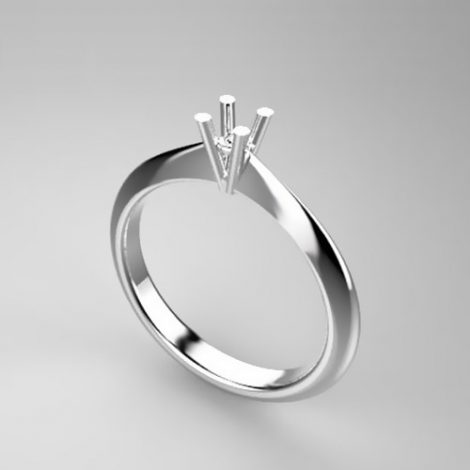 Mounting solitaire ring 8239-SMALL